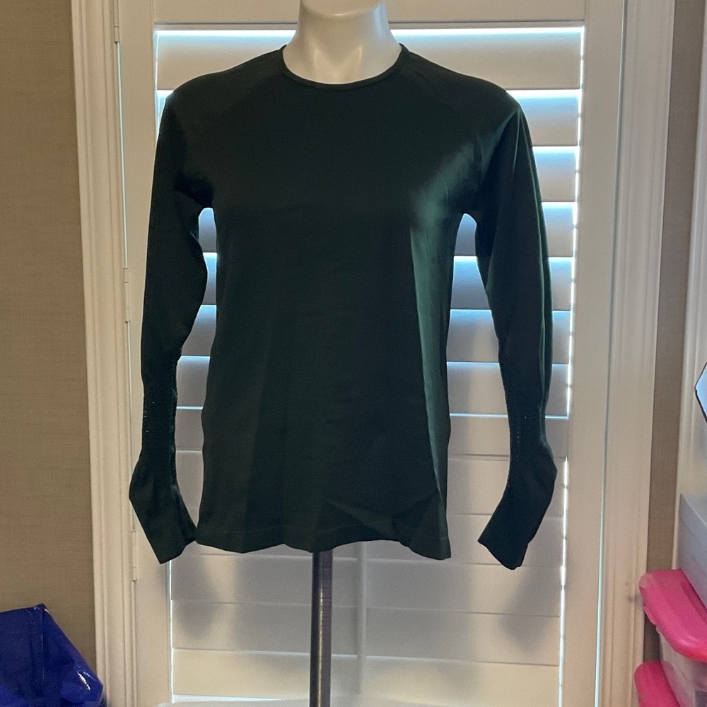 Women's Long Sleeve Green Top